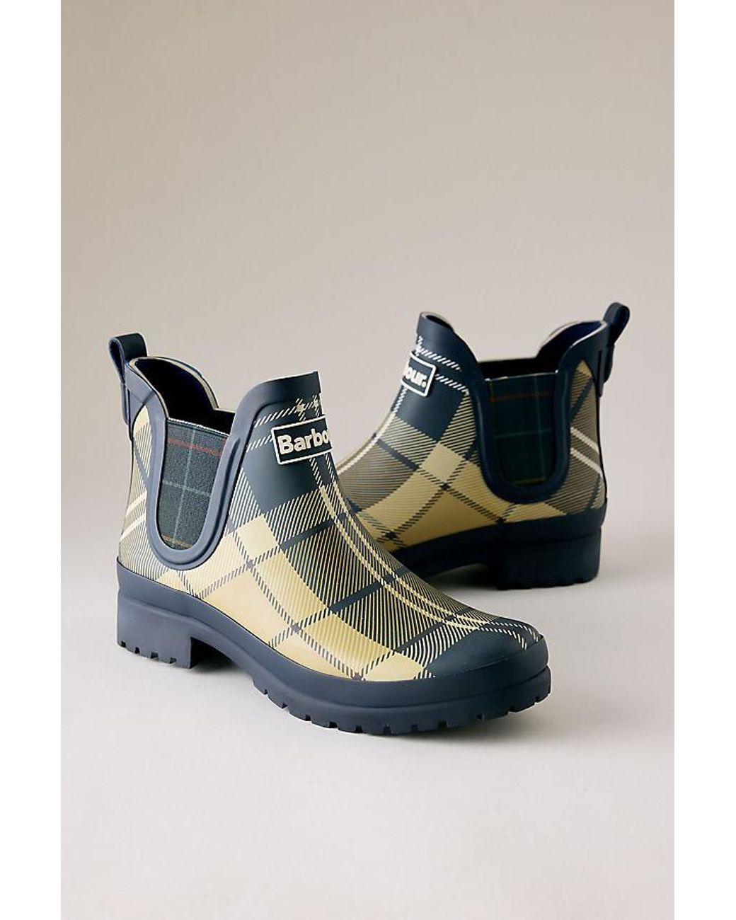 Barbour Green Mallow Short Wellington Boots