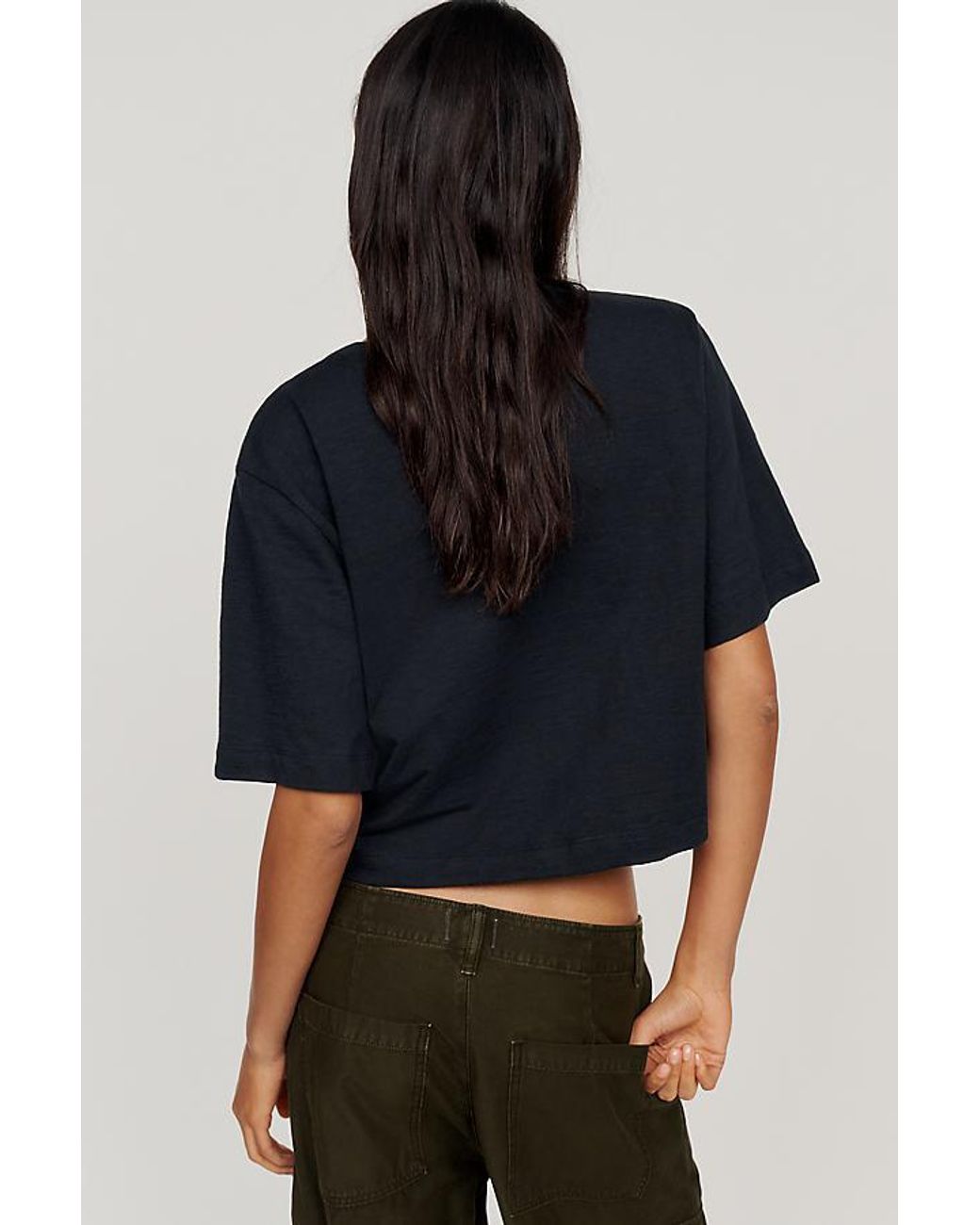 Maeve Black The Corey Short-Sleeve Boxy T-Shirt By