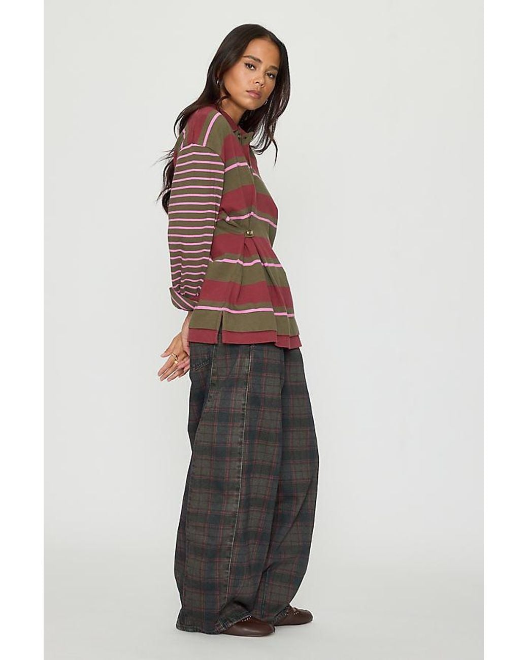Damson Madder Red Noah Cinch Rugby Top