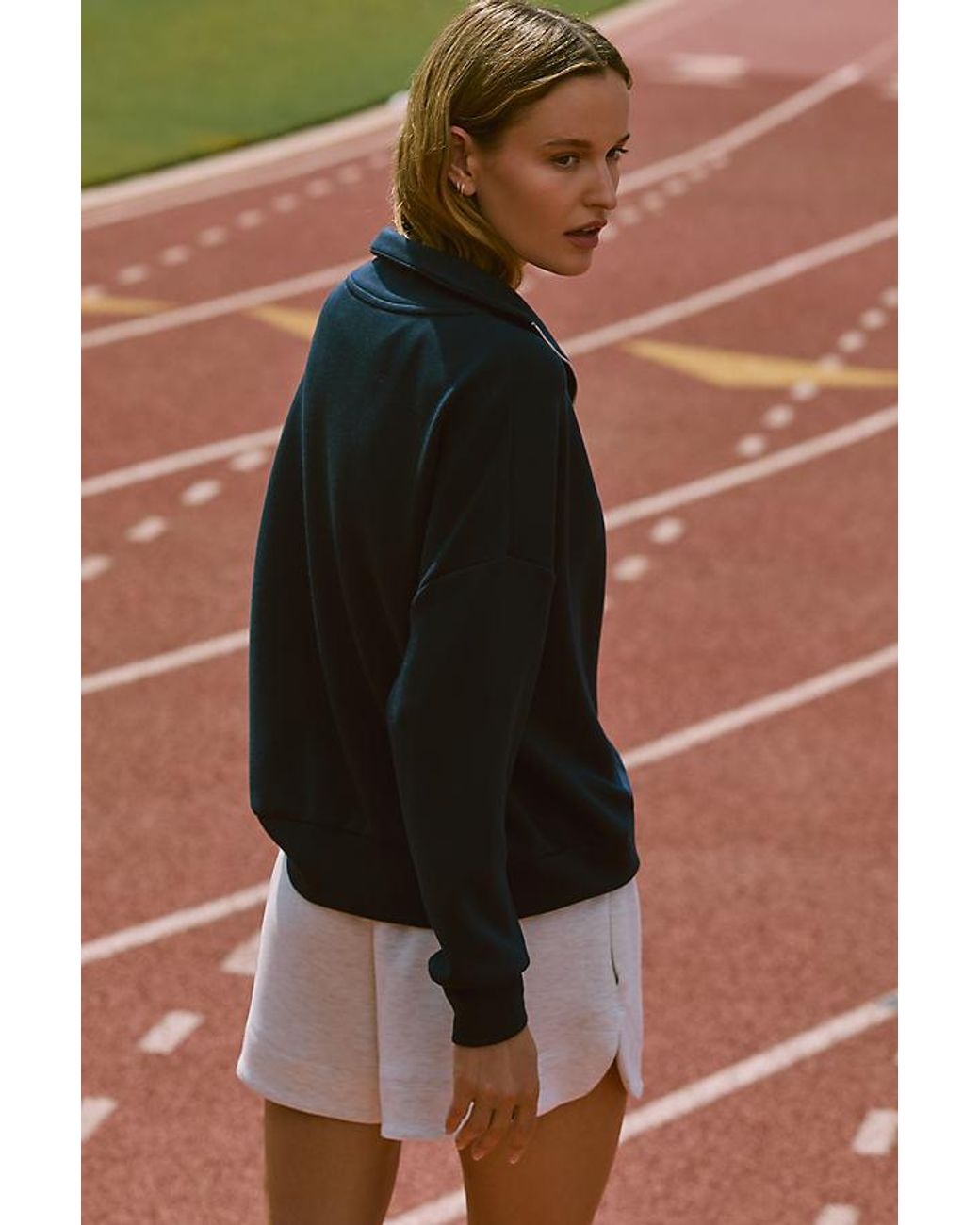 Varley Green Hawley Half-Zip Sweatshirt