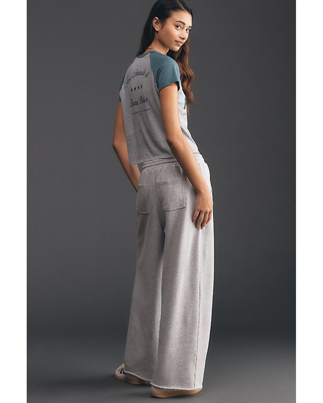 Daily Practice Black Easy Mile Wide-Leg Joggers