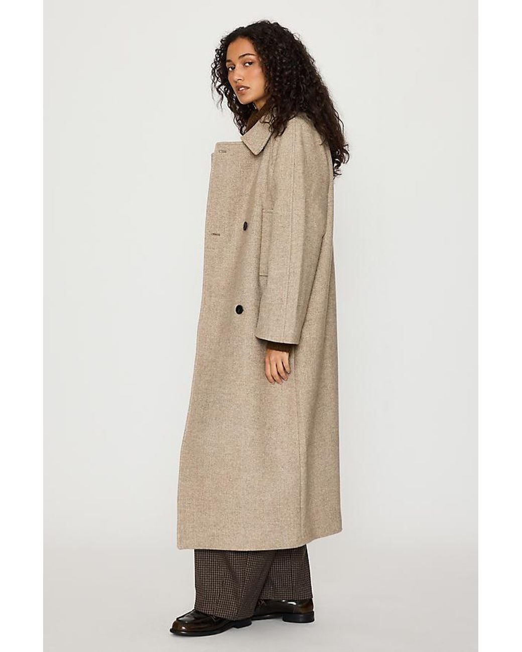 ALIGNE Natural Henrietta Double-Breasted Coat