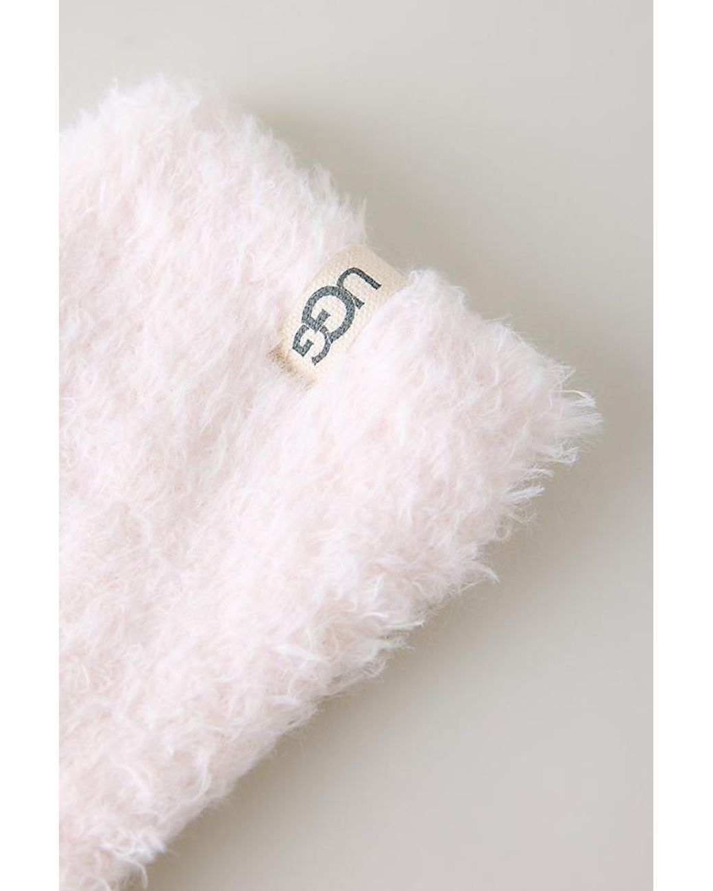 Ugg Pink Teddi Cosy Crew Socks