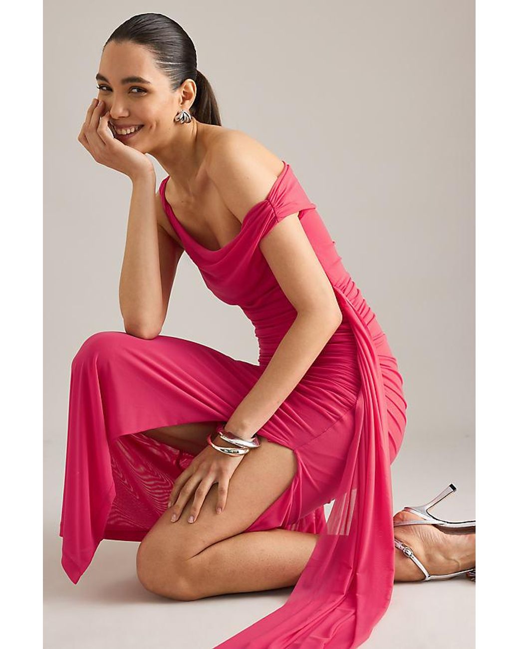 bardot layana asymmetric maxi dress Layana Asymmetric Maxi Dress