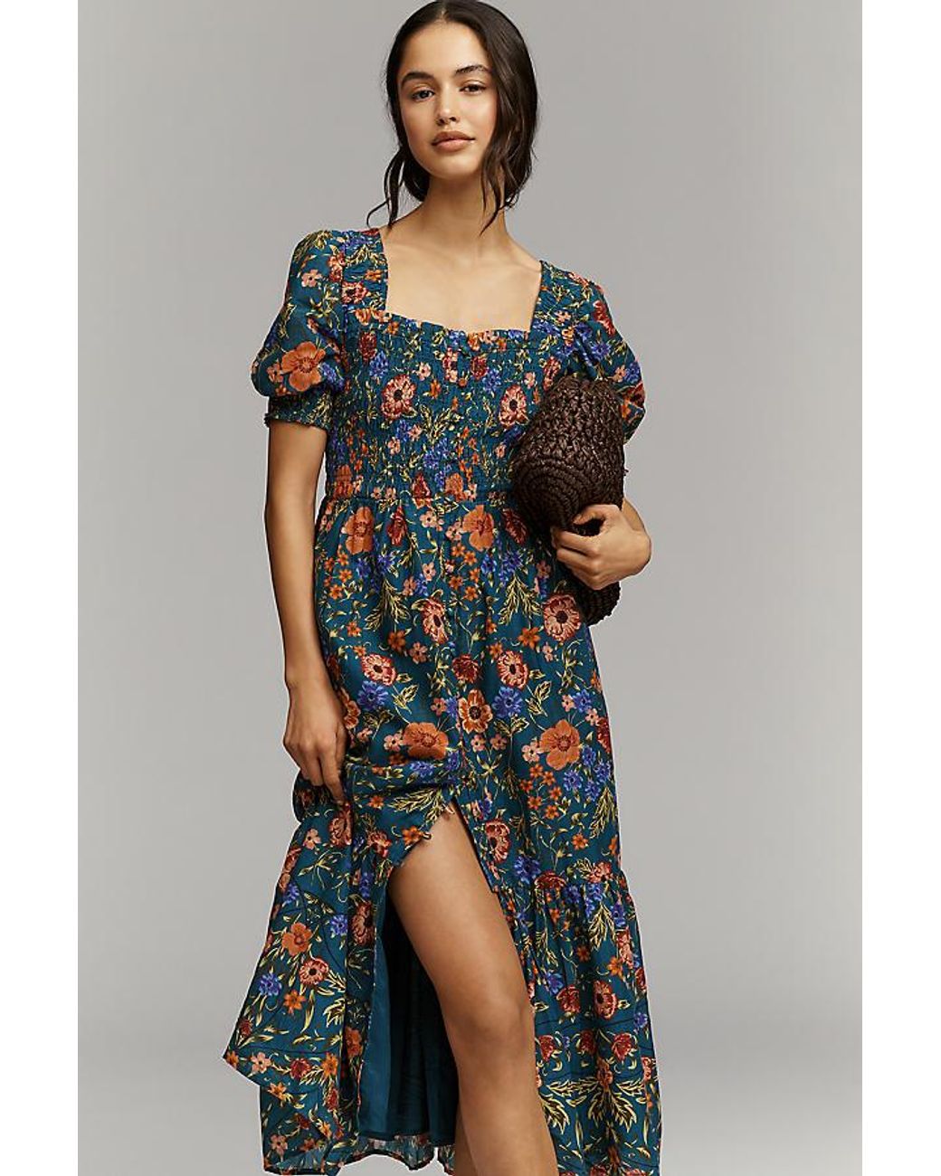the peregrine midi dress By Anthropologie Silken The Peregrine Dress is a very pretty By Anthropologie The Peregrine Midi
