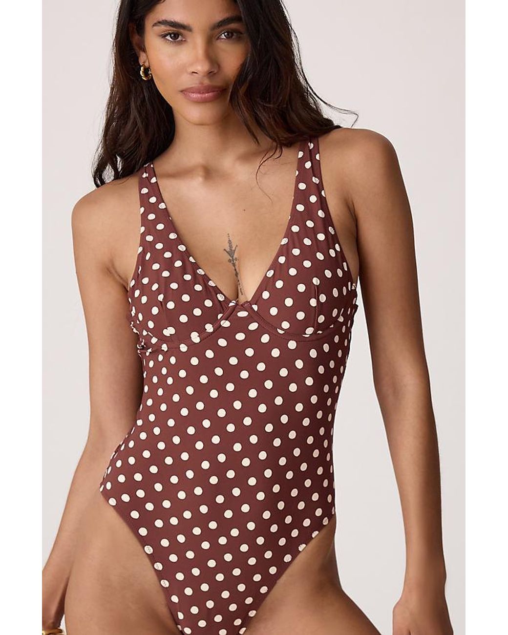 Rhythm Red Dottie Underwire One-Piece Swimsuit