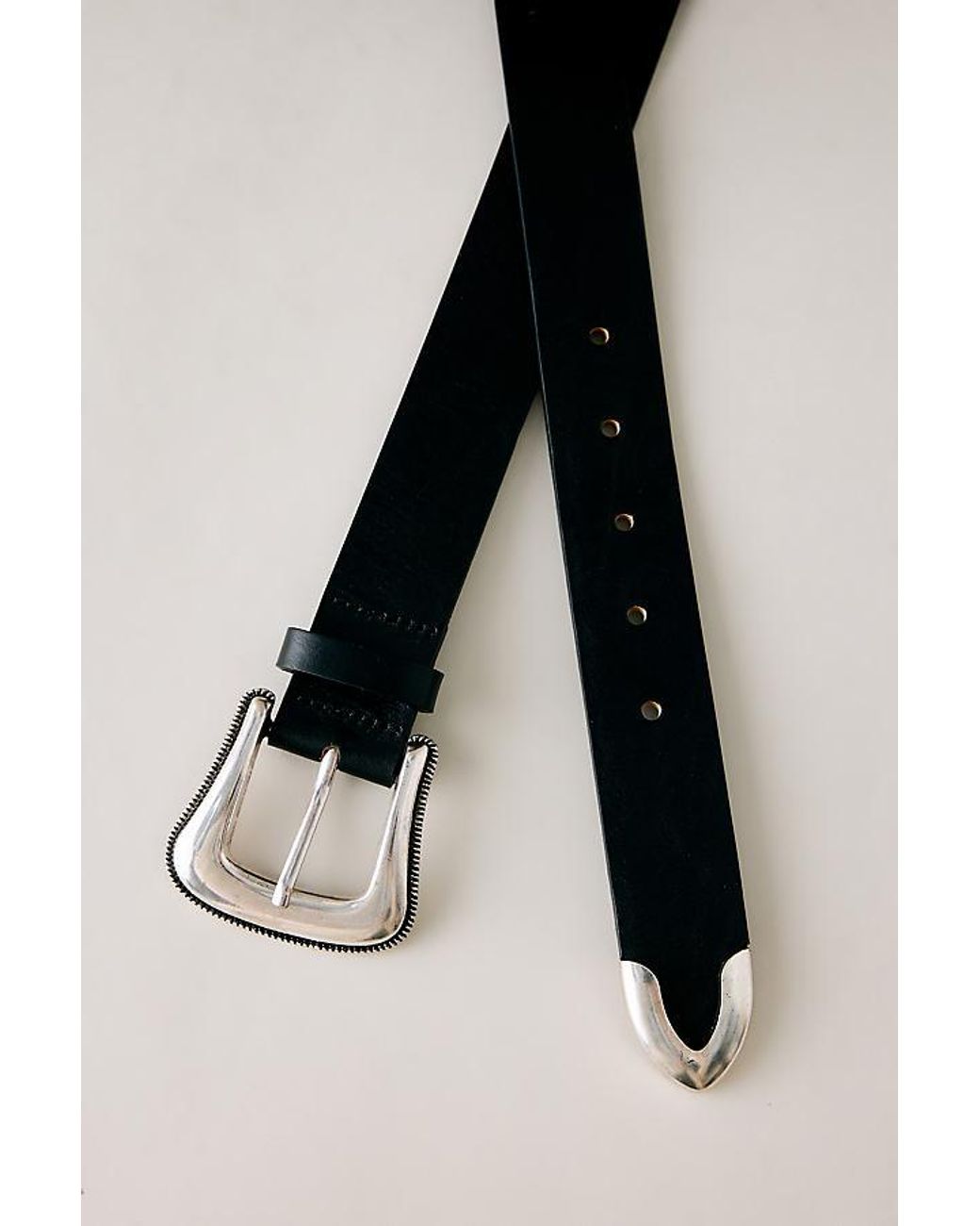 By Anthropologie Metallic Everstar Western Belt