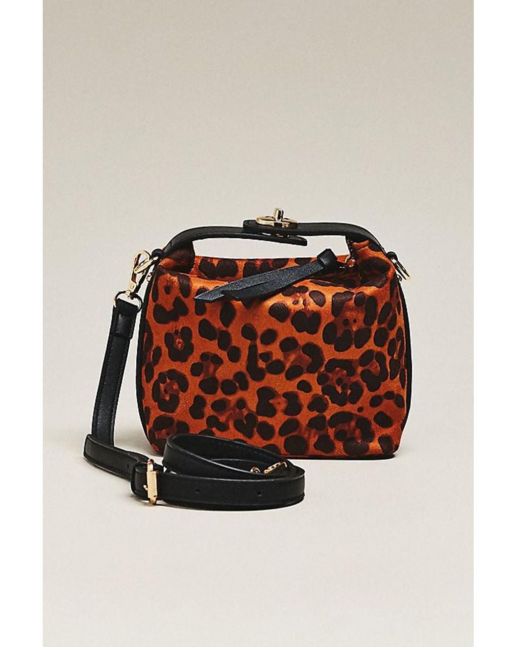 Maeve Multicolor Boxy Turnlock Crossbody Bag