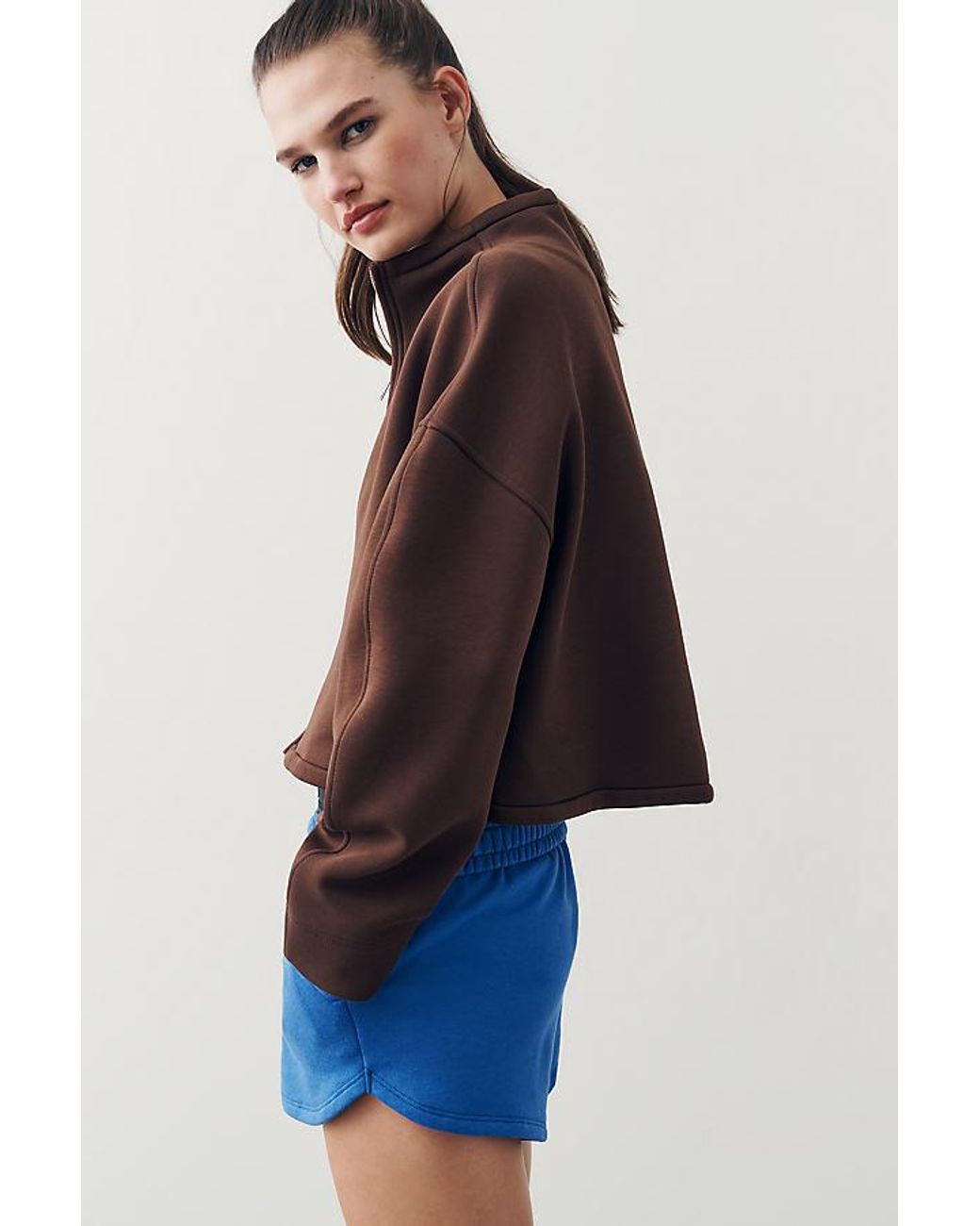 Daily Practice Brown Desert Palm Zip-Up Jacket