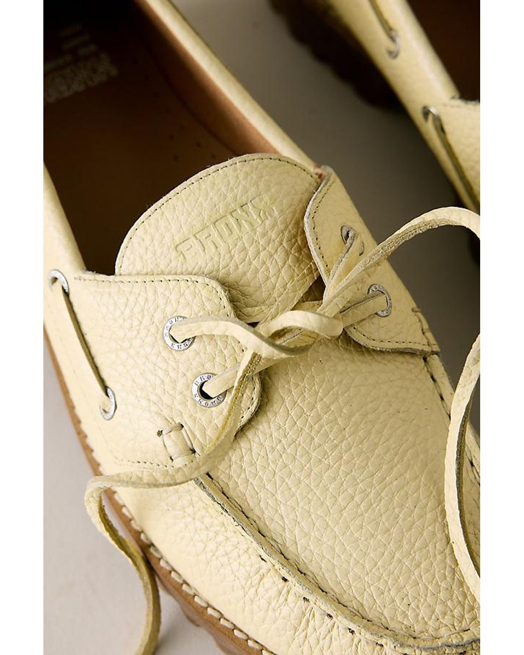 Bronx Natural Sienna Boat Shoes