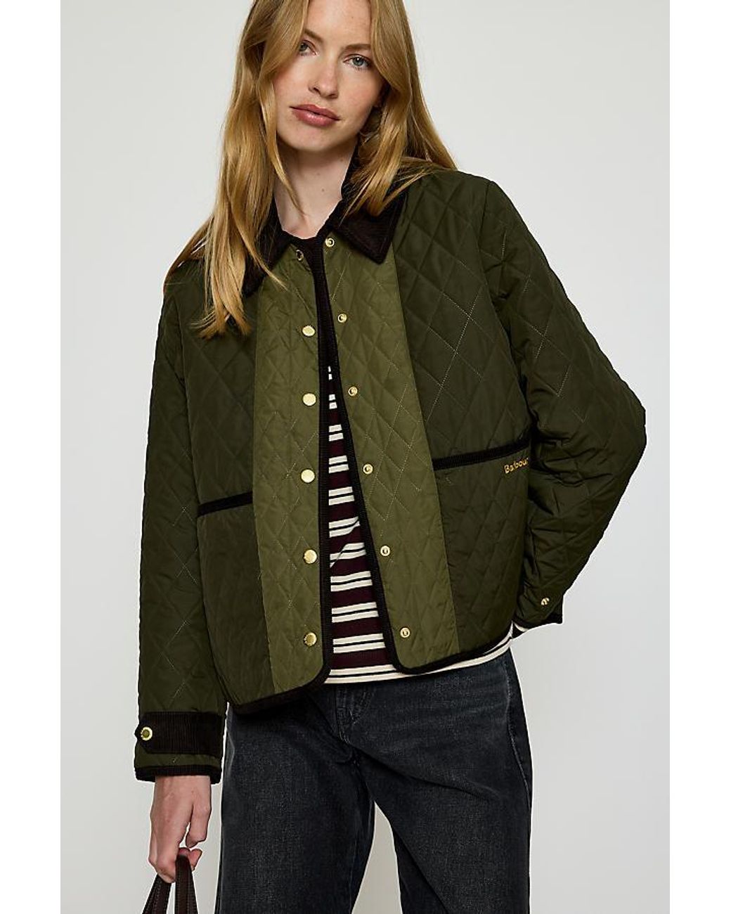Barbour Green Ainsdale Quilted Jacket