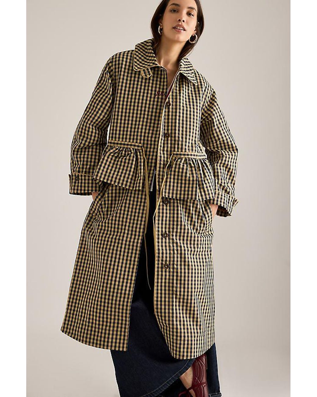 Damson Madder Brown Myrtle Multi-Way Trench Coat