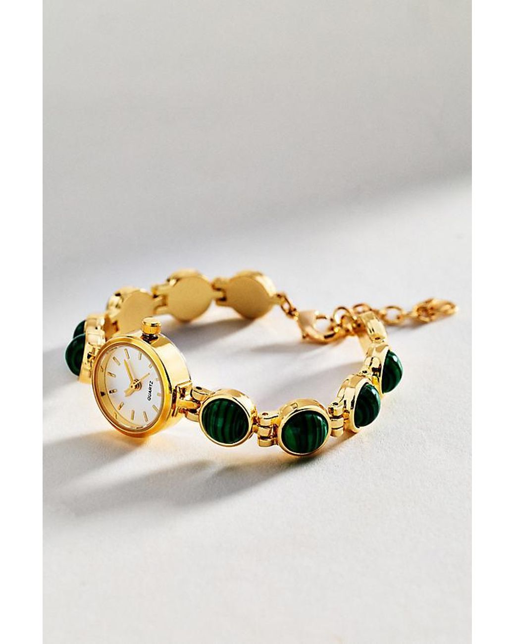 By Anthropologie Blue Multi-Stone Cateye Watch