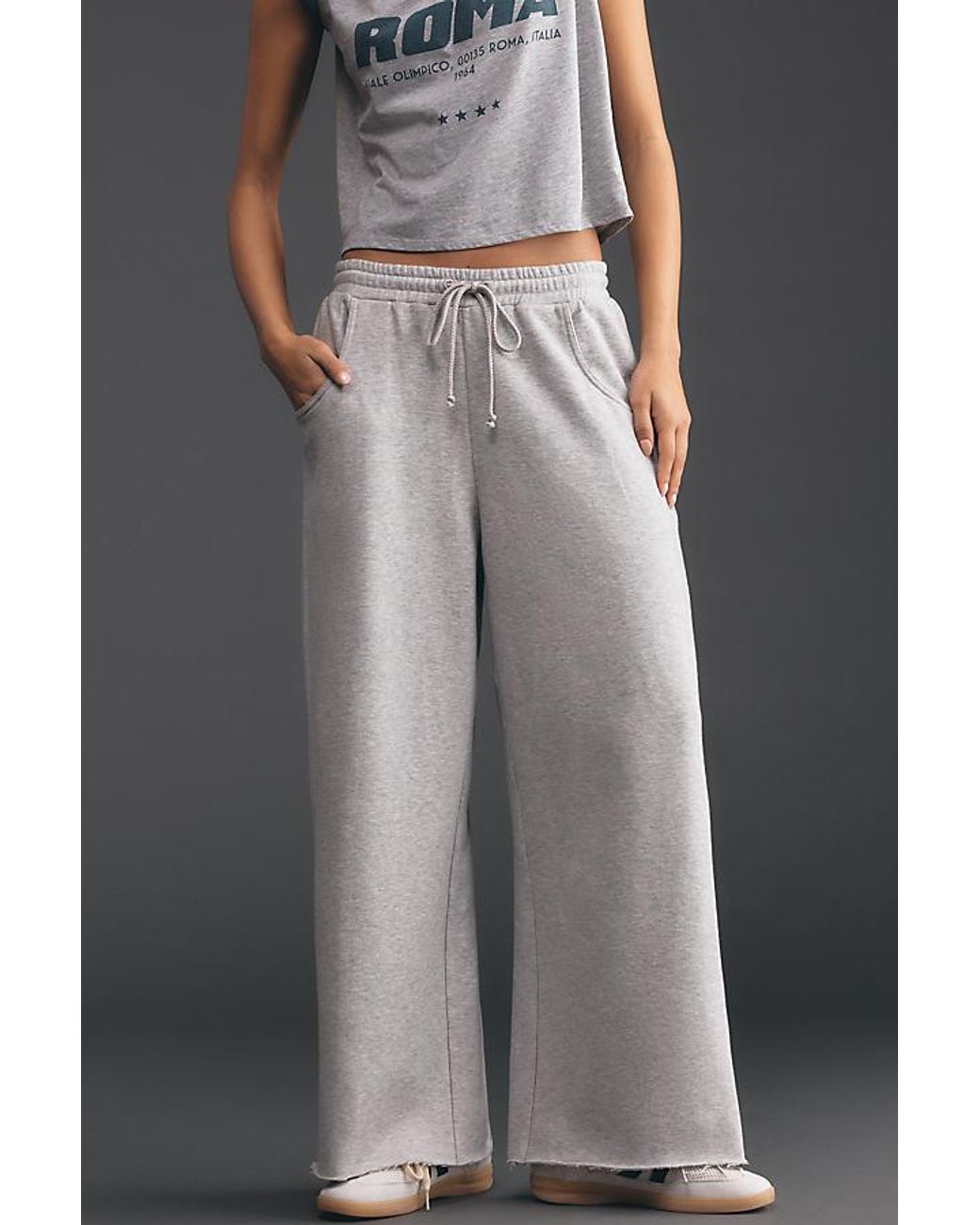 Daily Practice Black Easy Mile Wide-Leg Joggers