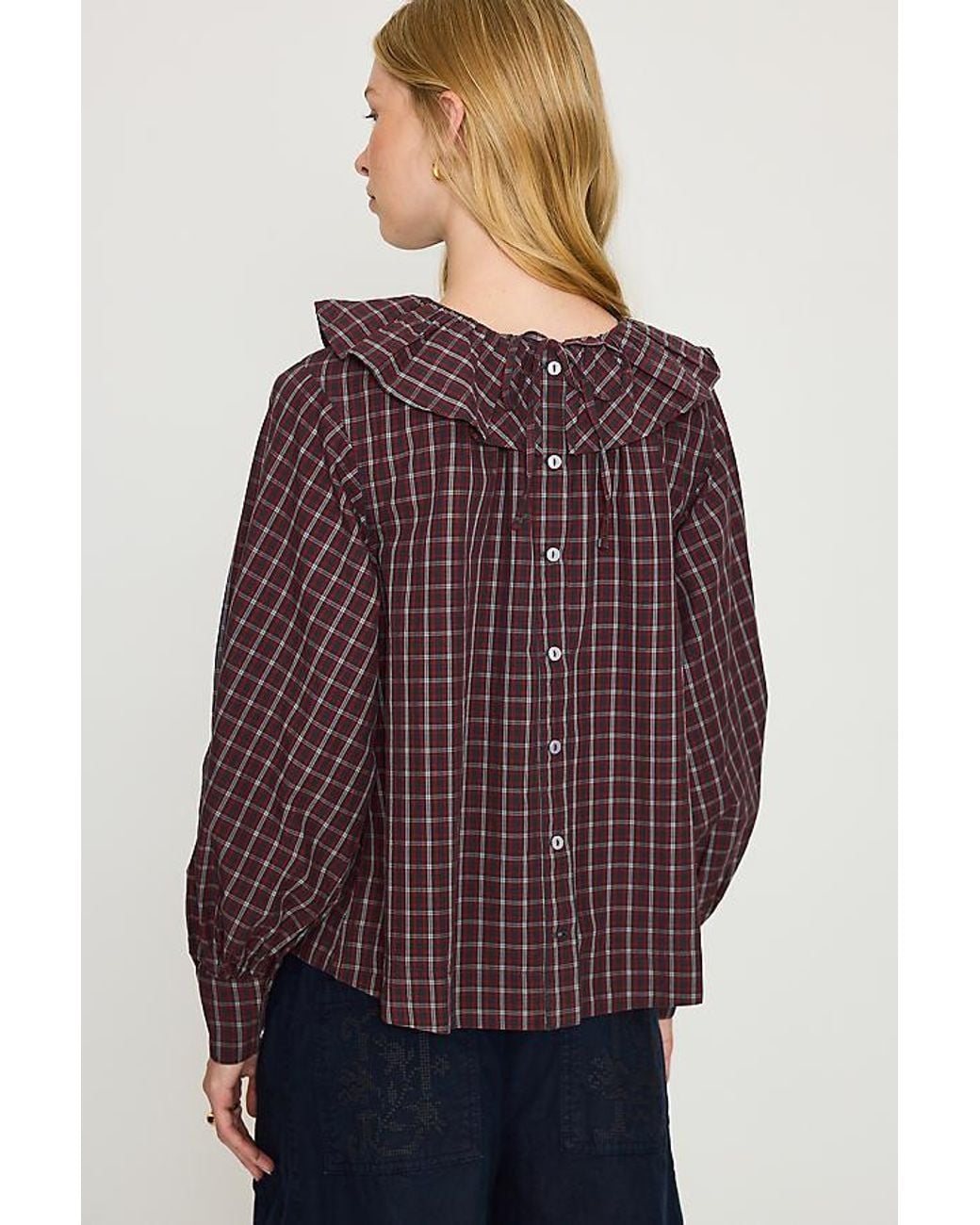 Damson Madder Purple Colette Reversible Blouse