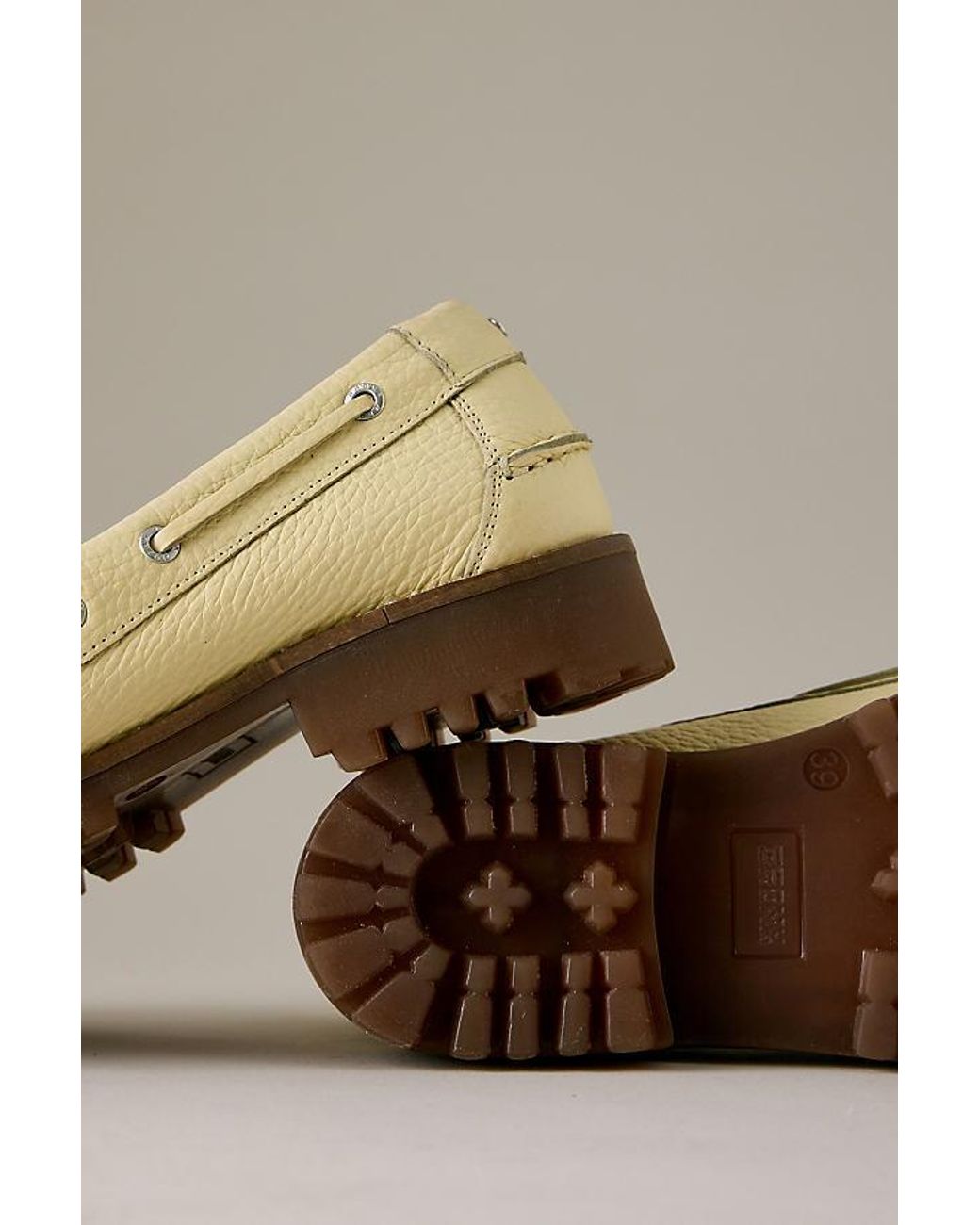 Bronx Natural Sienna Boat Shoes