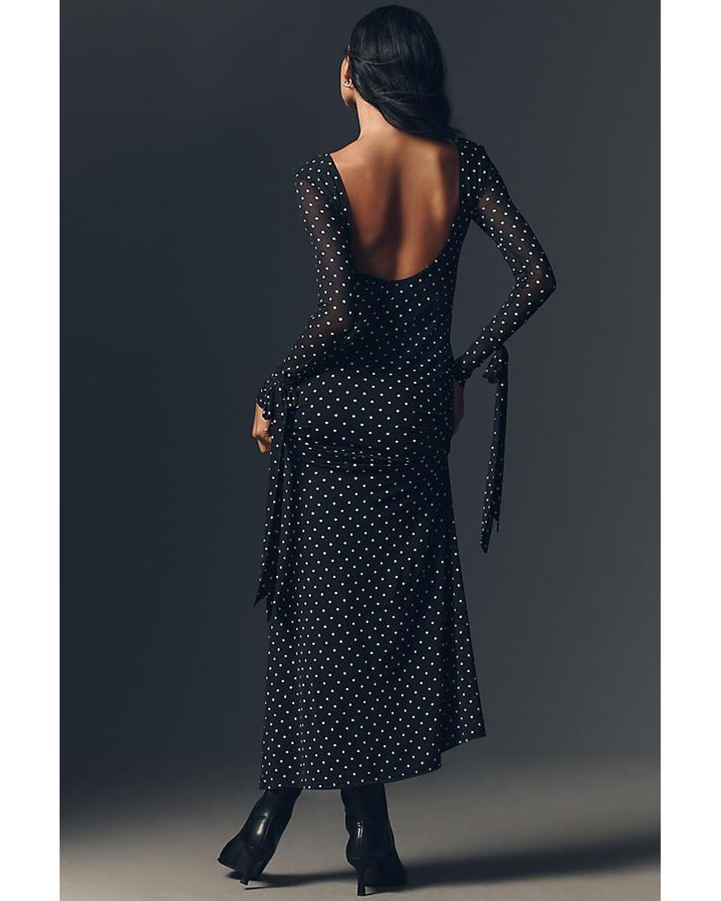 AFRM Marion Long-Sleeve Crew-Neck Mesh Maxi Dress in Blue | Lyst UK AFRM Marion Long-Sleeve Crew-Neck Mesh Maxi Dress in Blue | Lyst UK