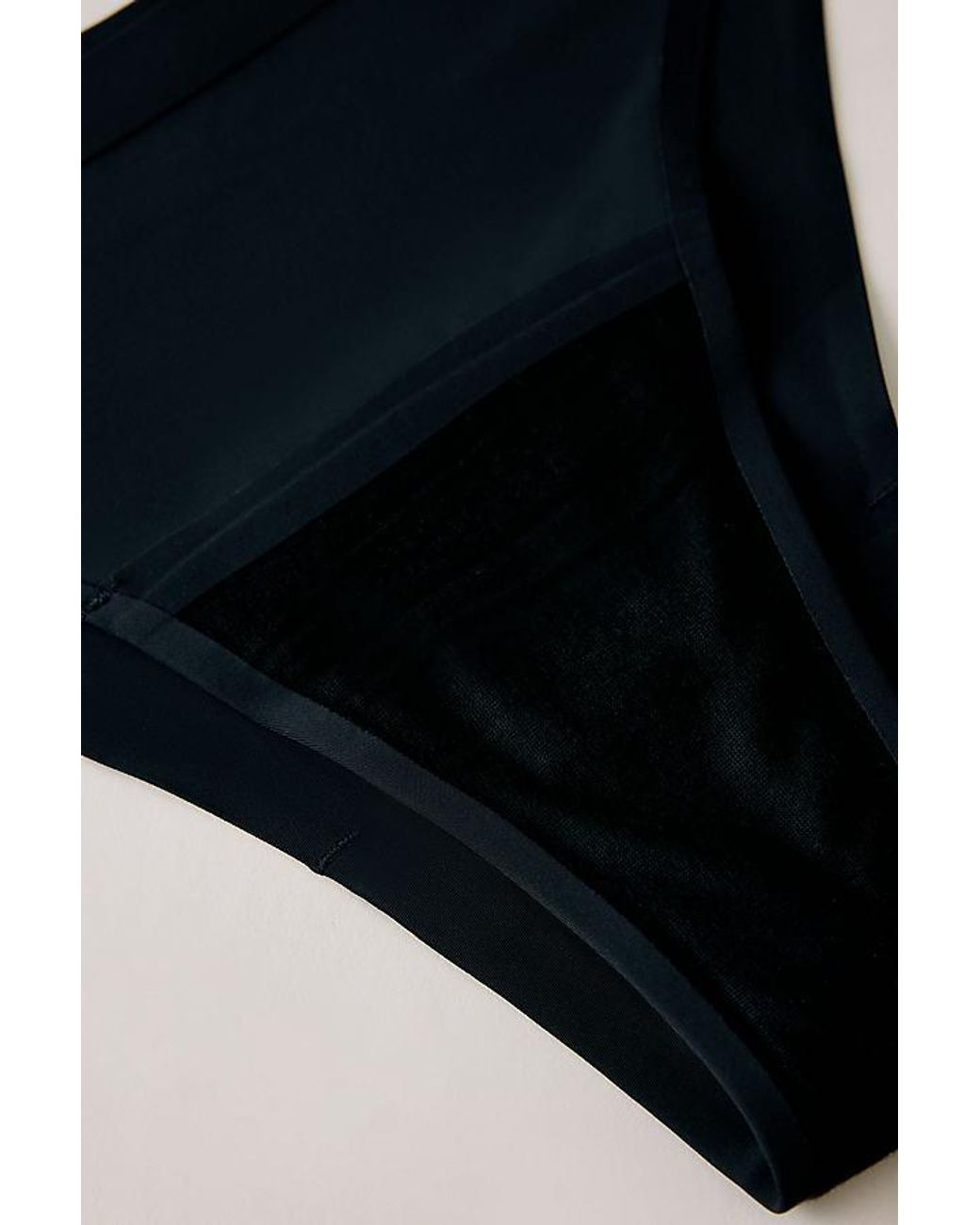 Modibodi Black Moderate Absorbency Seamfree Period Hi-Leg Cheeky Knickers