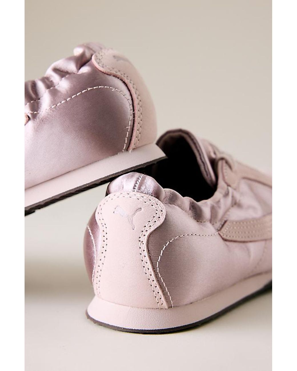 PUMA Pink H-Street Etoile Satin Trainers