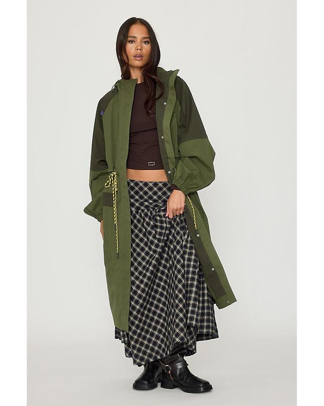 Damson Madder Green Logan Waterproof Raincoat