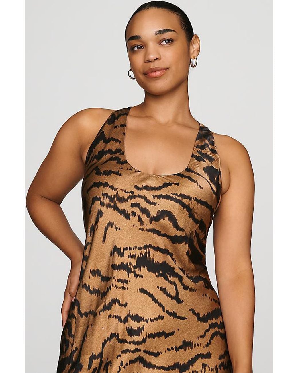 By Anthropologie Multicolor Open-Back Midi Dress