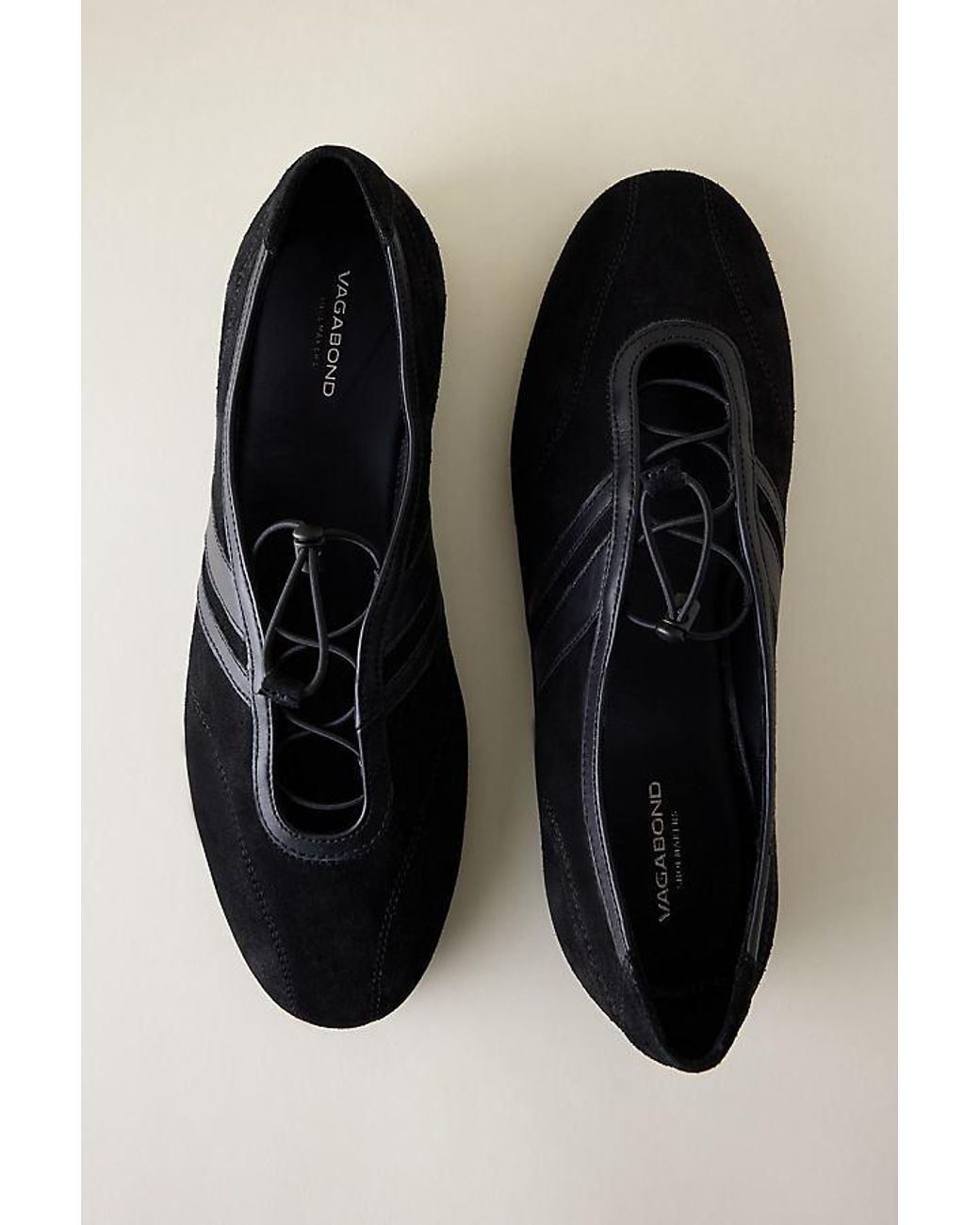 Vagabond Black Vagabond Hollie Suede Flats
