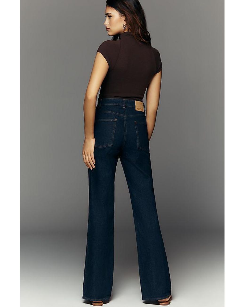 ALIGNE Blue Mid-Rise Flare Jeans