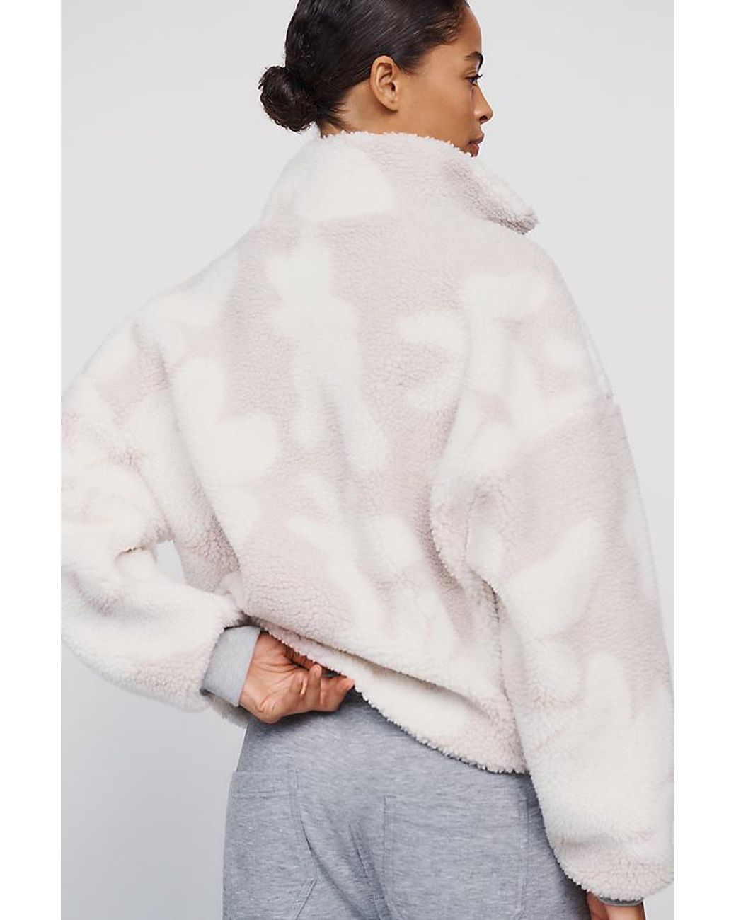 Daily Practice Gray Offshore Sherpa Fleece Jacket