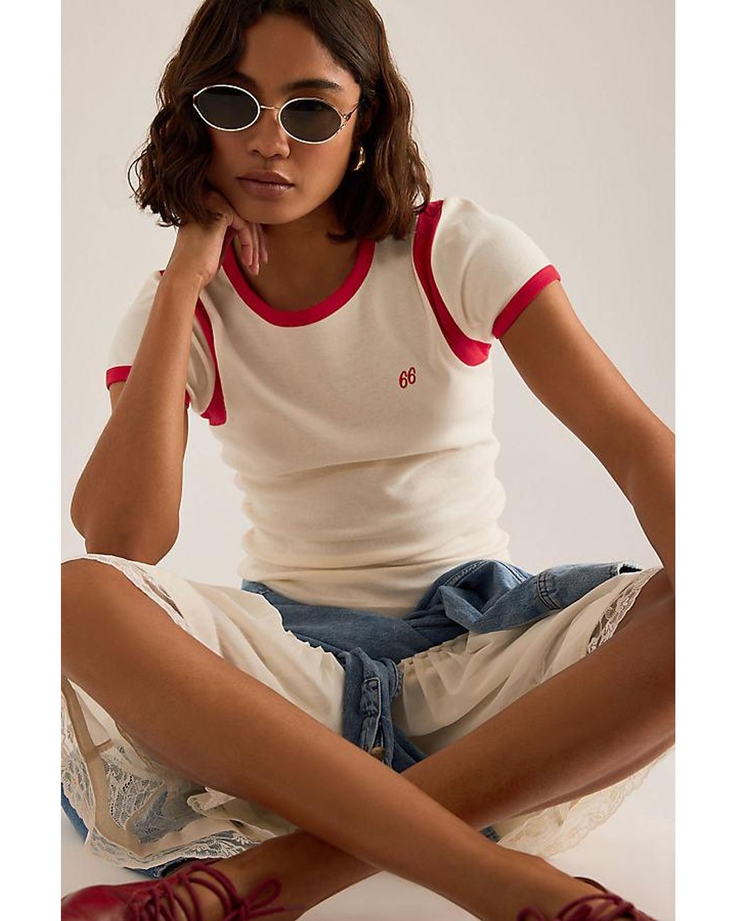 By Anthropologie Blue Football Baby T-Shirt