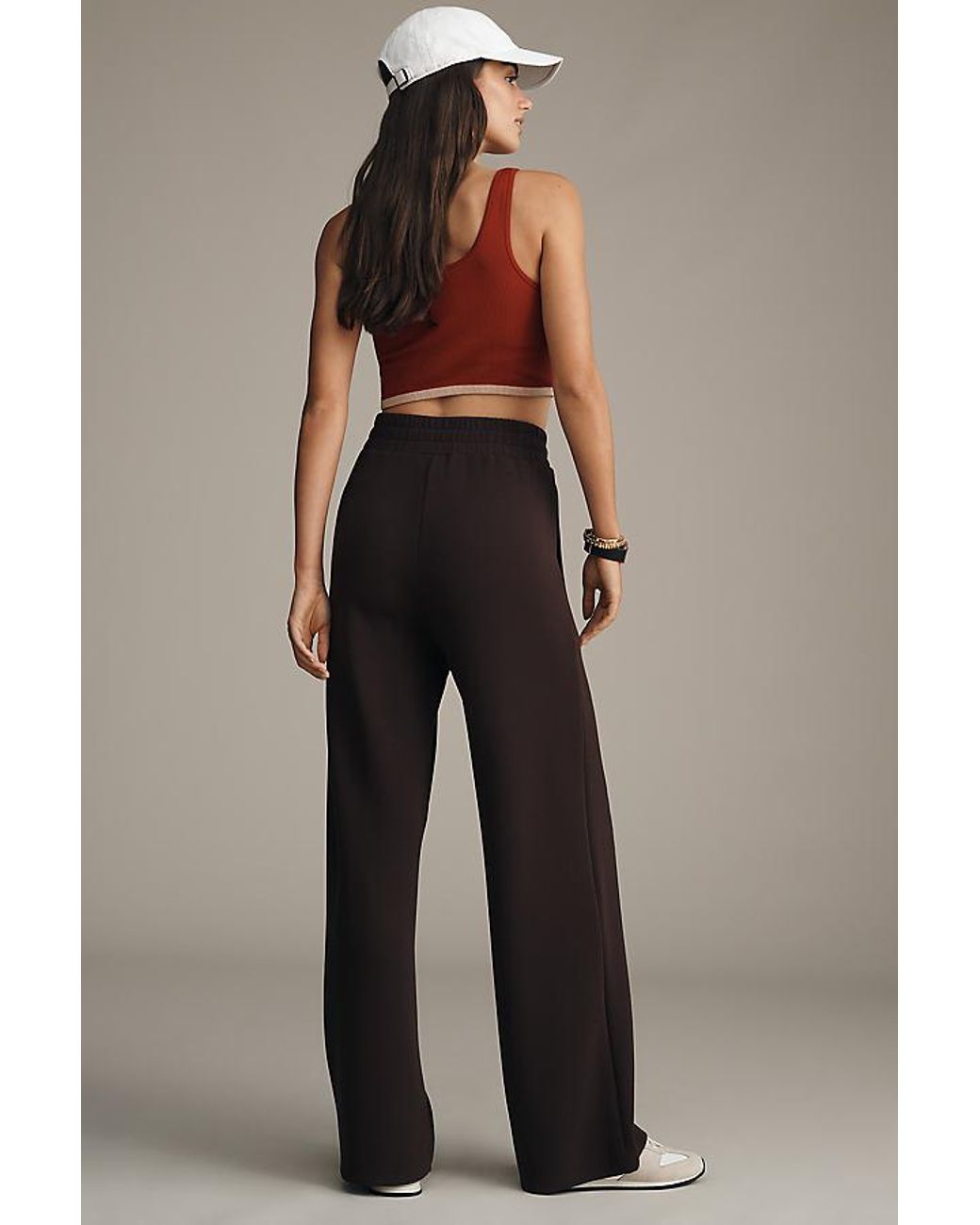 Varley Brown The Wide Leg 30" Trousers