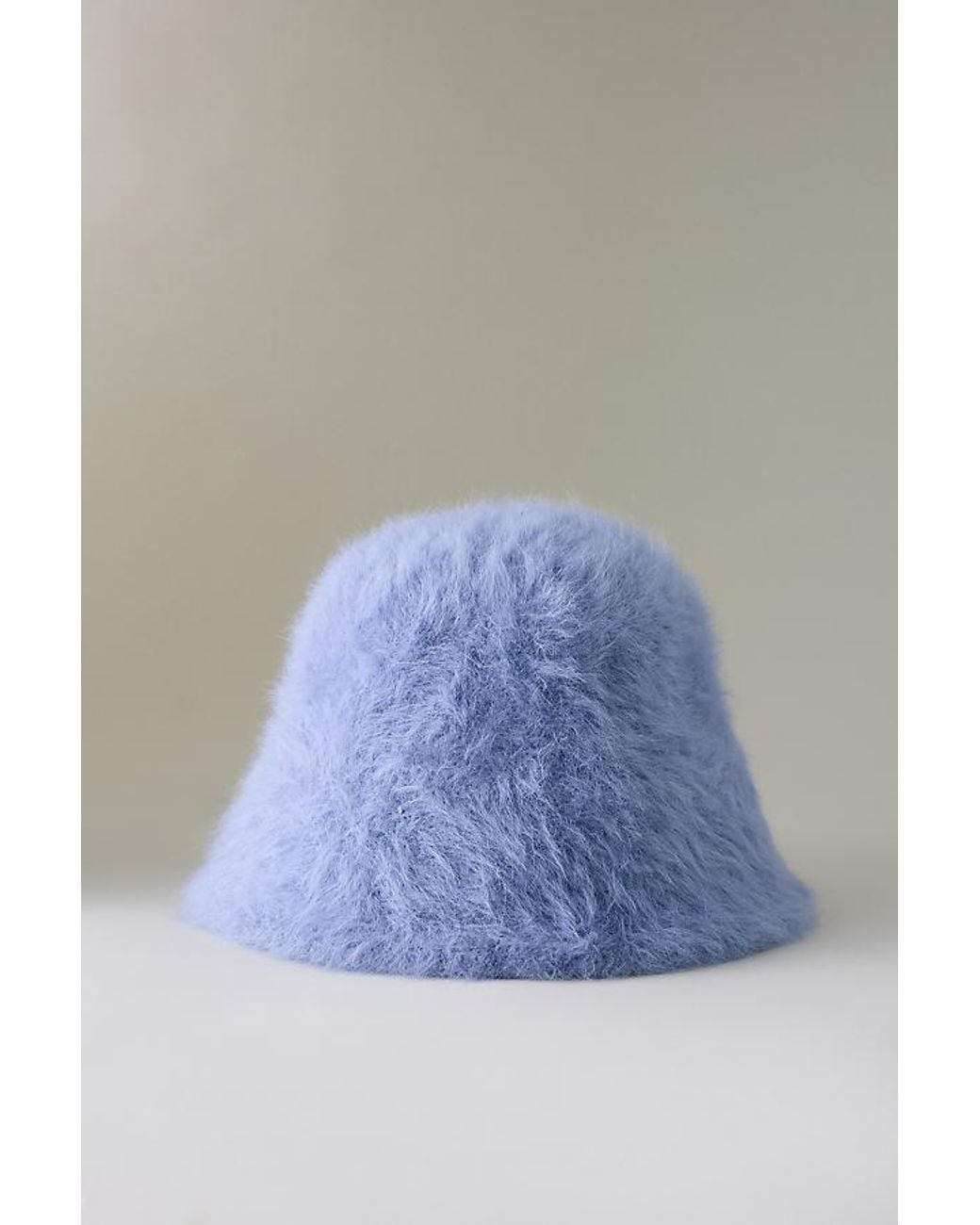 By Anthropologie Blue Brushed Cloche Hat