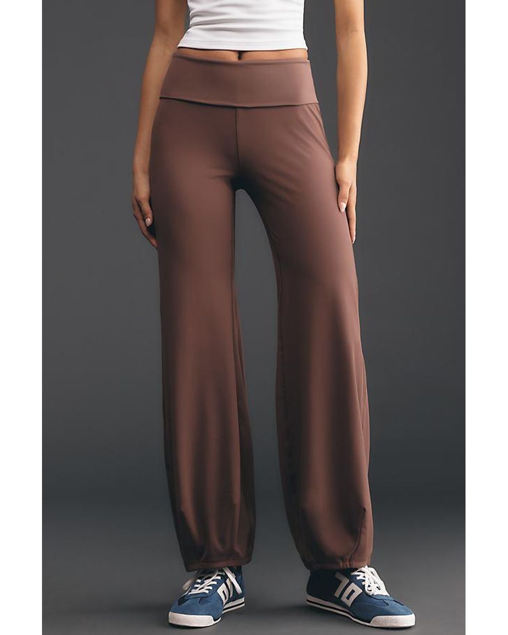Daily Practice Black Waypoint Foldover Bubble Trousers