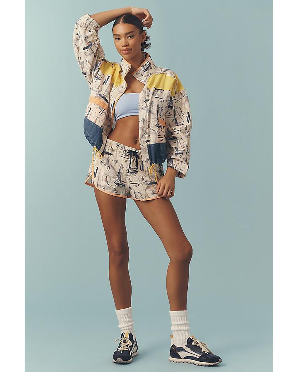 Daily Practice Gray Drawstring Jacket