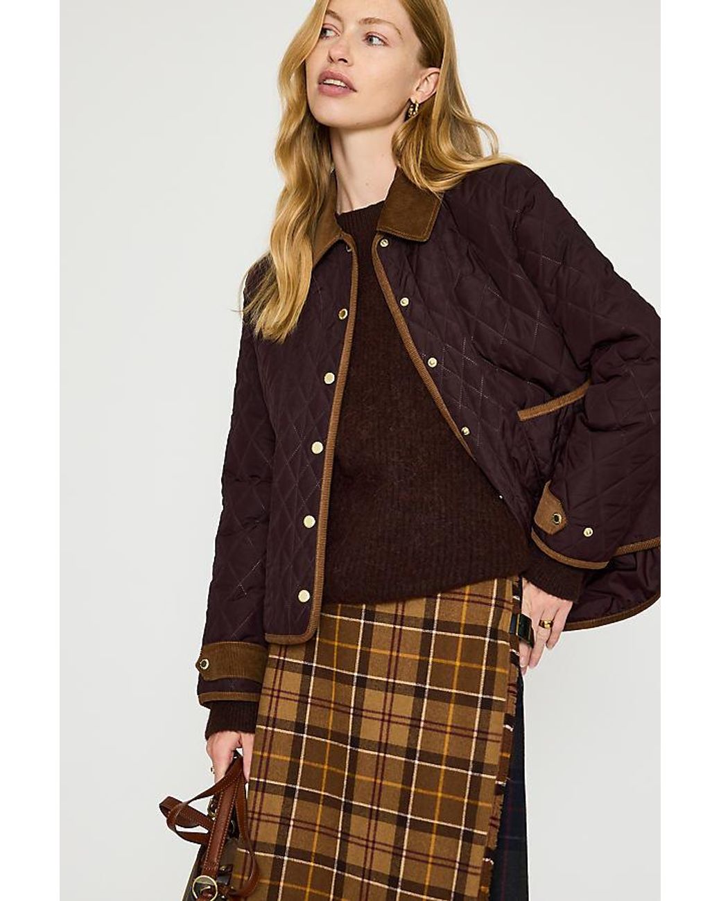 Barbour Brown Ainsdale Quilted Jacket