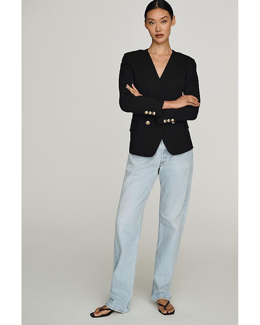 Maeve Black Tailored Blazer