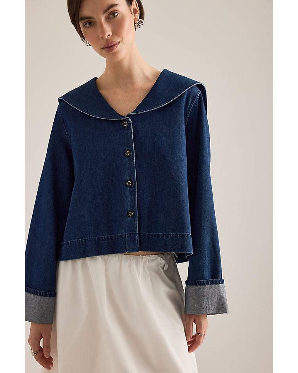 Barbour Blue Dartomoor Denim Shirt