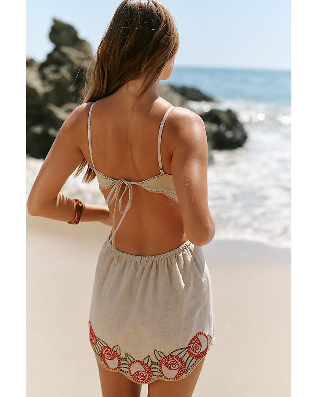 Celandine Natural Sardinia Deco Dress