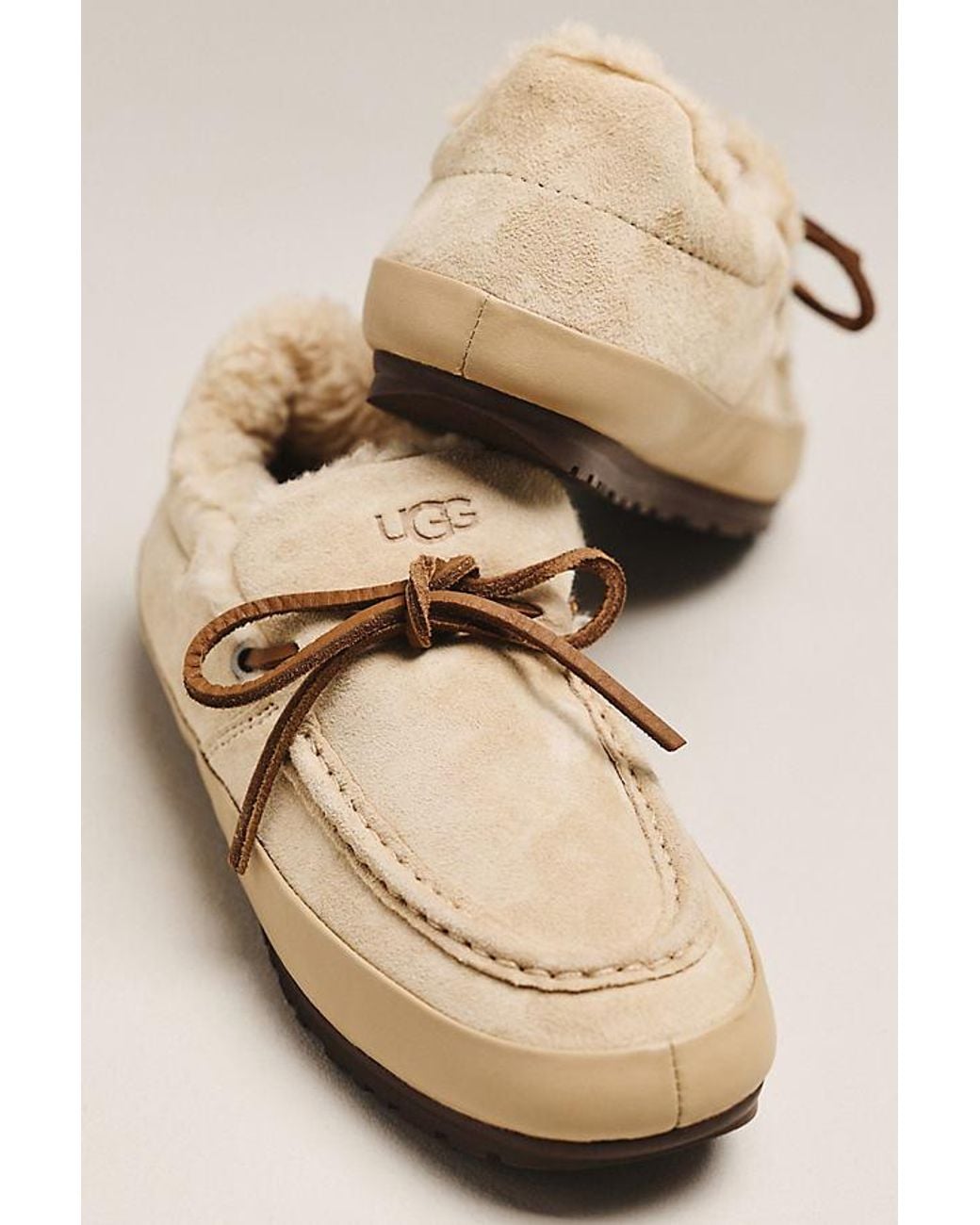 Ugg Blue Quill Slip-On Moccasins