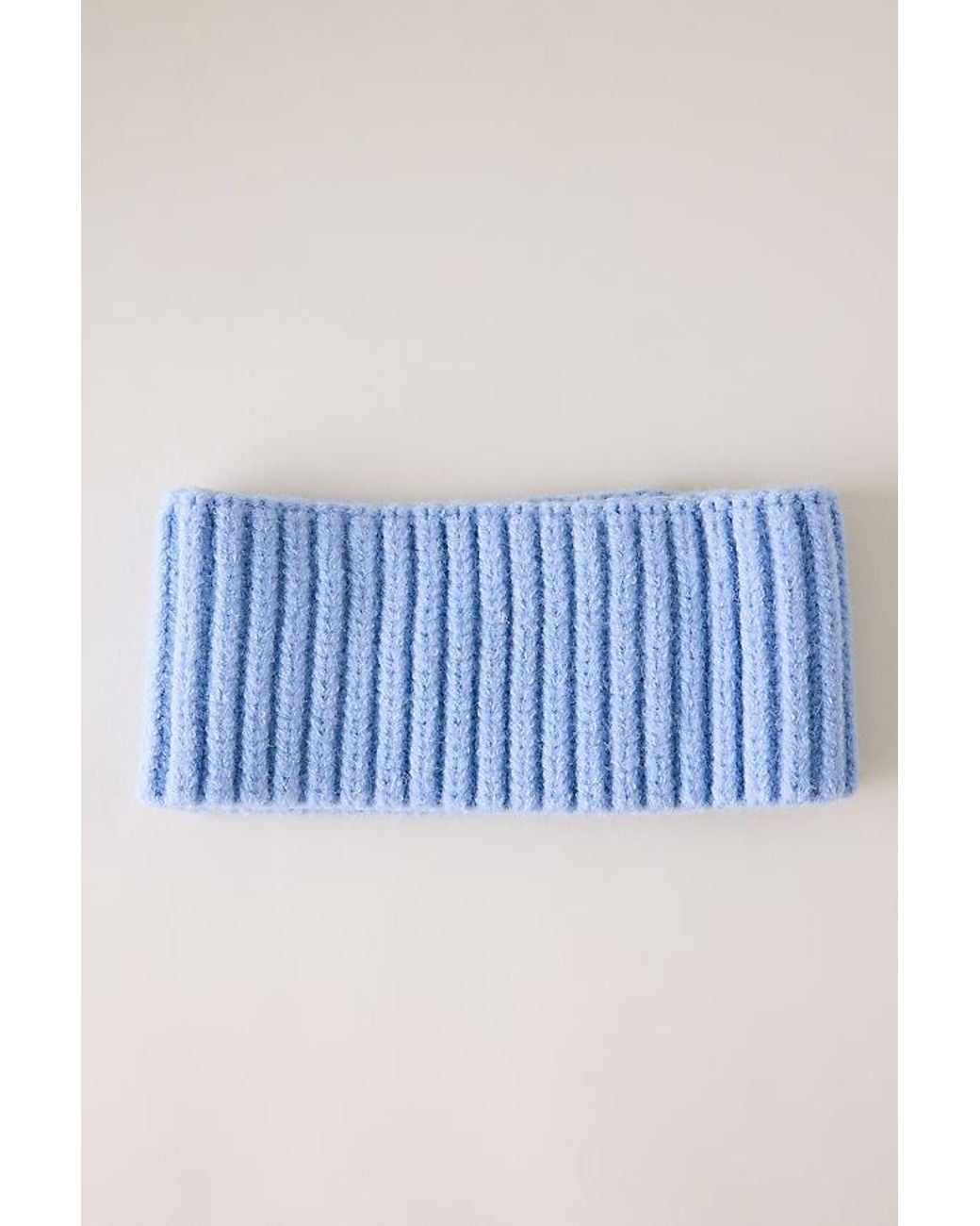 By Anthropologie Blue Knitted Headband