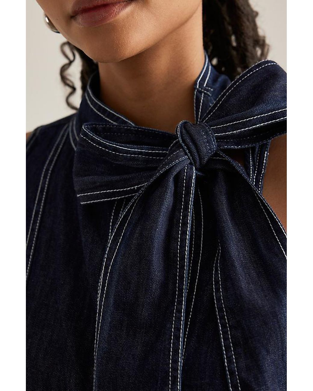 knee length dresses for ladies Rails Westwood Denim Dress Small / Black Pearl main image 1