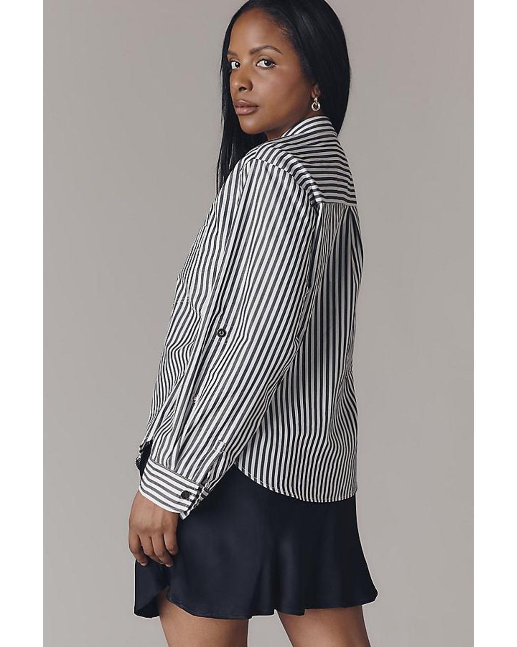 Maeve Gray The Shrunken Bennet Buttondown Shirt By