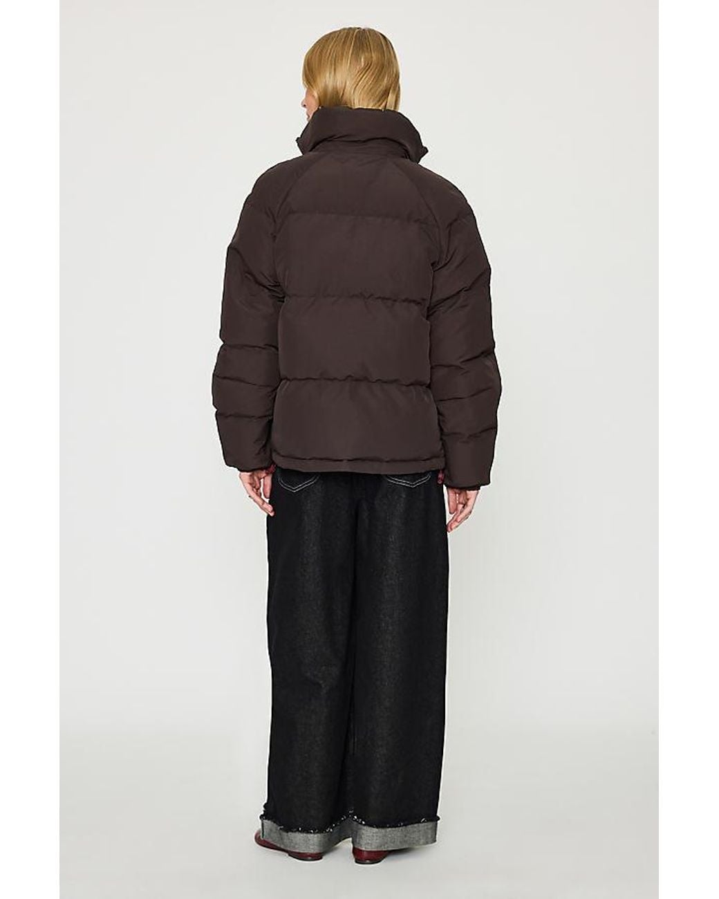 Damson Madder Black Reversible Opal Puffer Jacket
