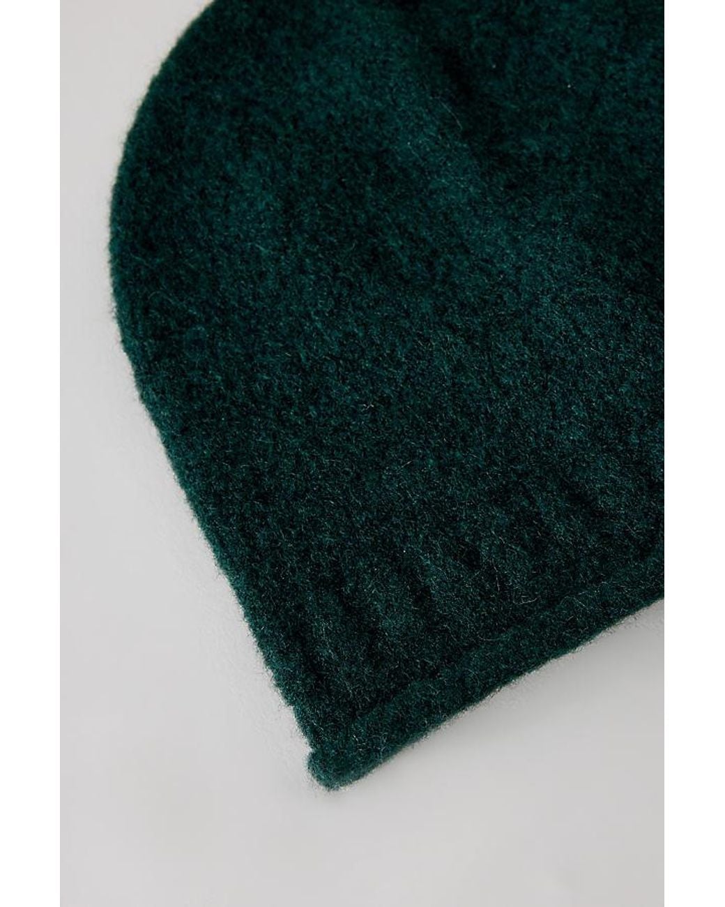 By Anthropologie Green Cuffless Beanie