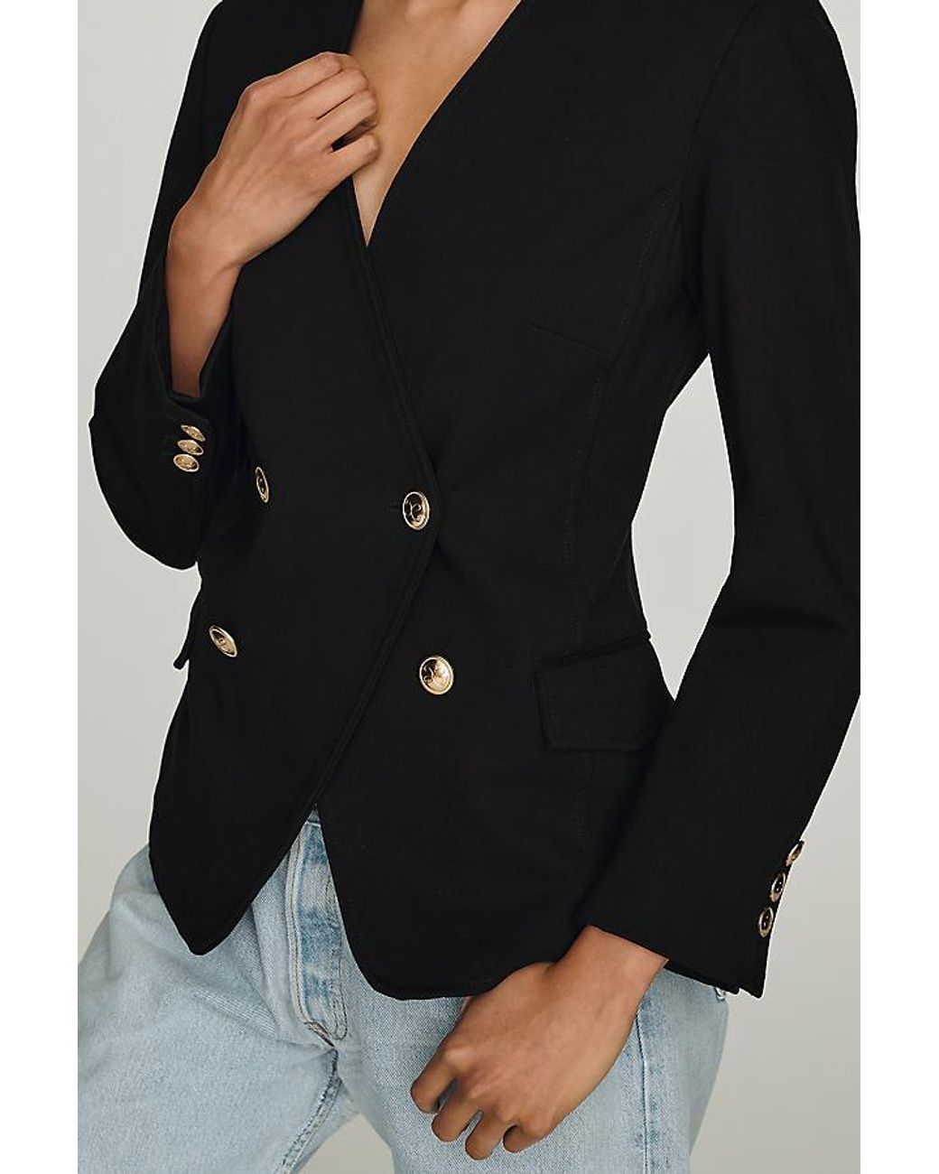 Maeve Black Tailored Blazer