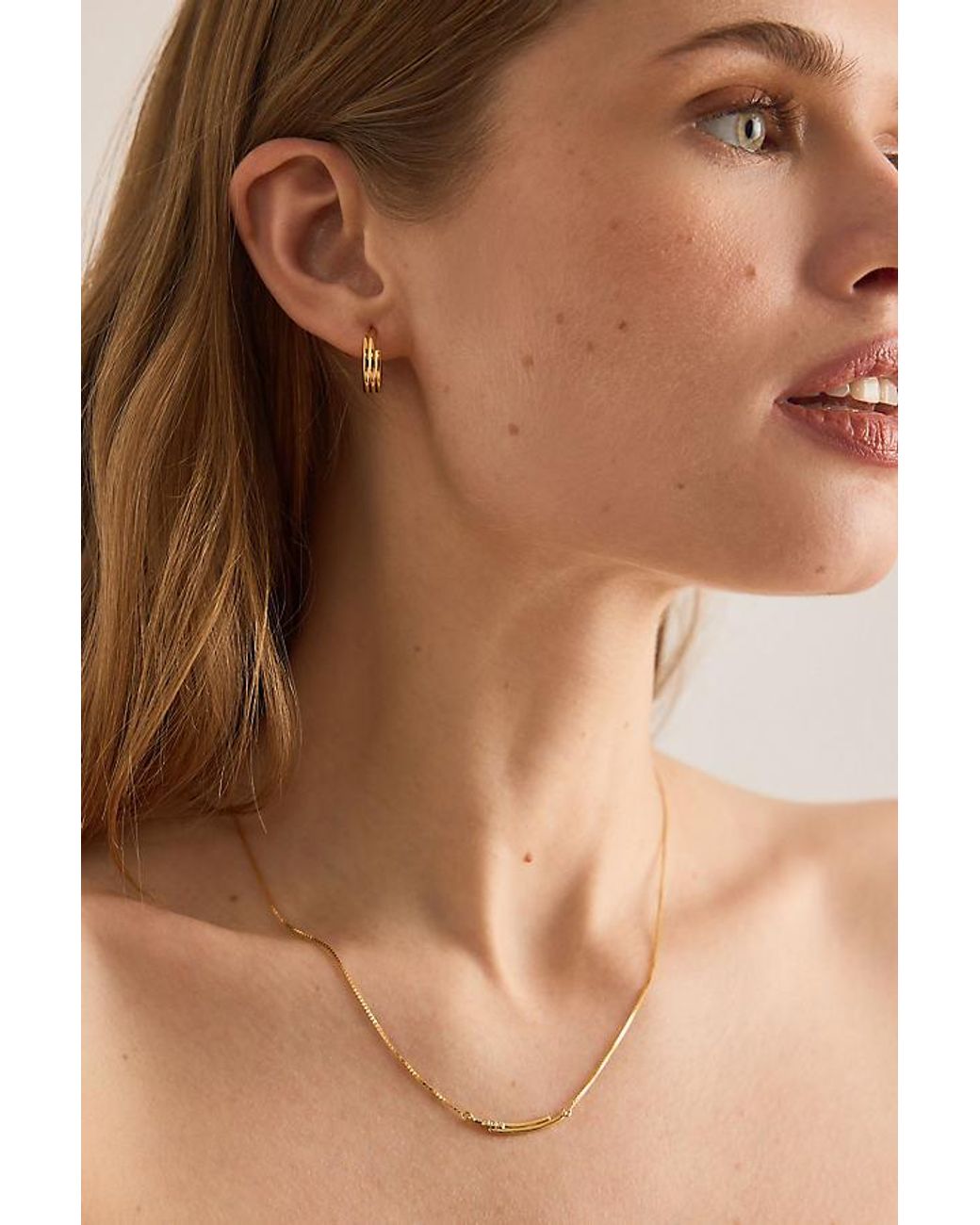 Rachel Jackson Metallic Small Evolve Hoop Earrings