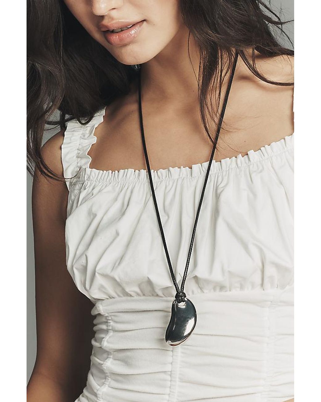 Maeve Gray Cassis Ruched Cami