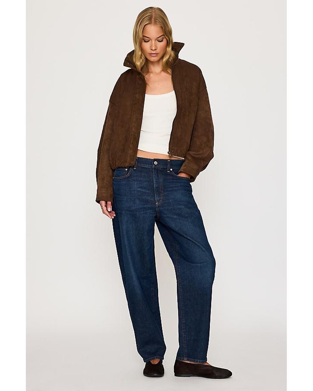 Citizens of Humanity Blue Tapered Jeans