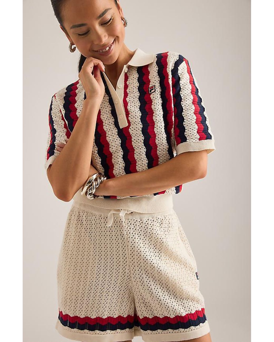 Fila Multicolor Fino Knit Shorts