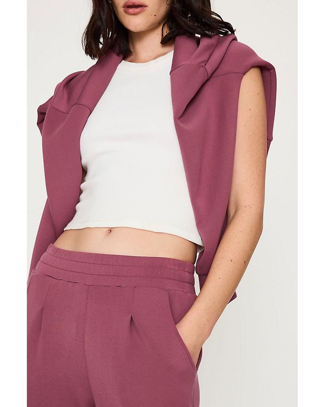 Varley Red The Rolled Trousers
