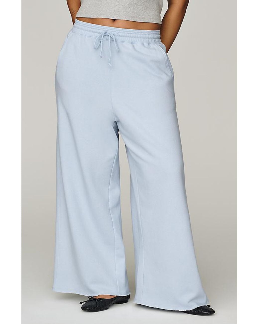 Daily Practice Gray Easy Mile Wide-Leg Joggers